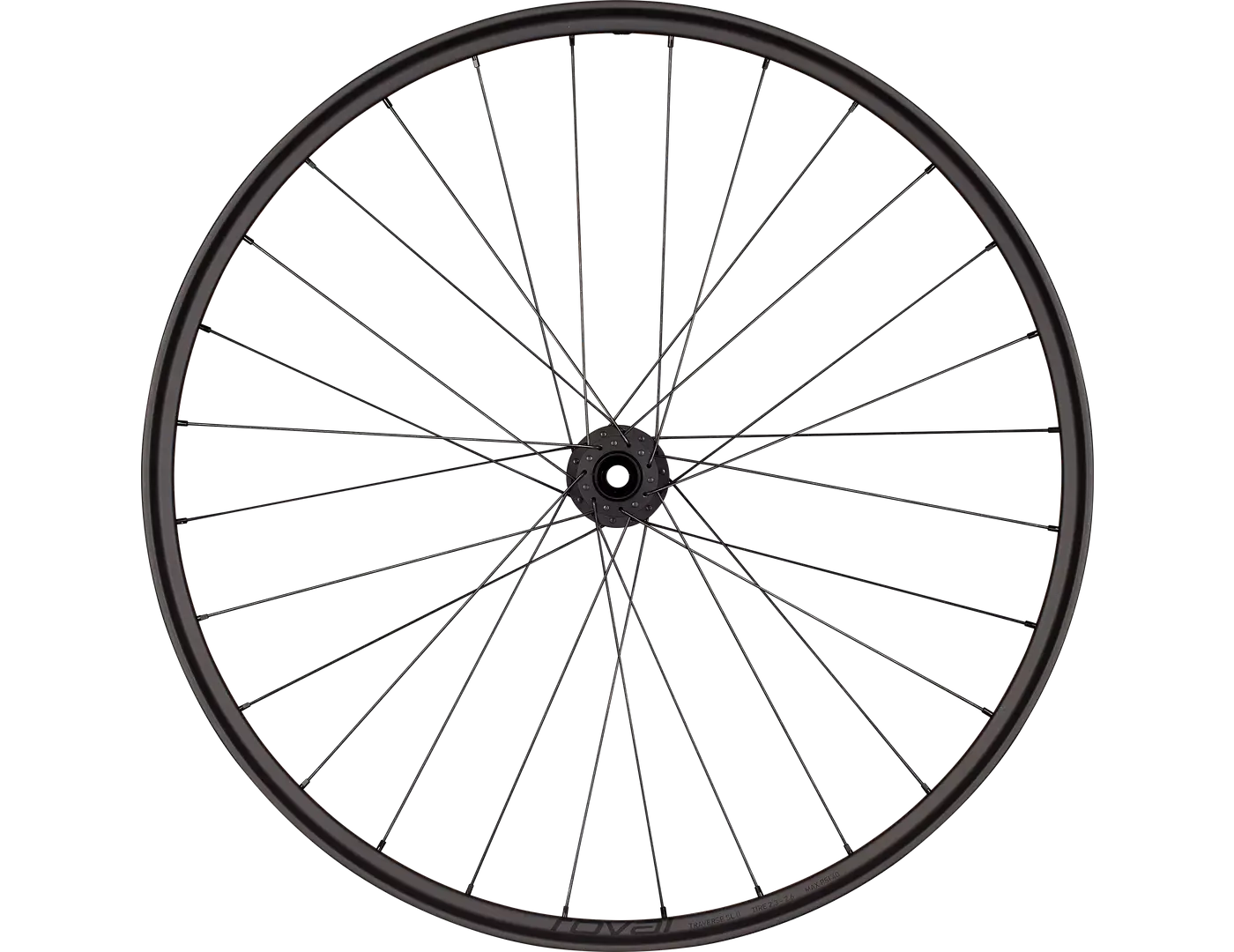 Roval Traverse SL II 350 29 6B Carbon Tubeless Disc MTB Voorwiel Zwart