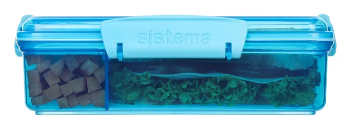Sistema - Snack Attack Duo975ml - Ocean blue