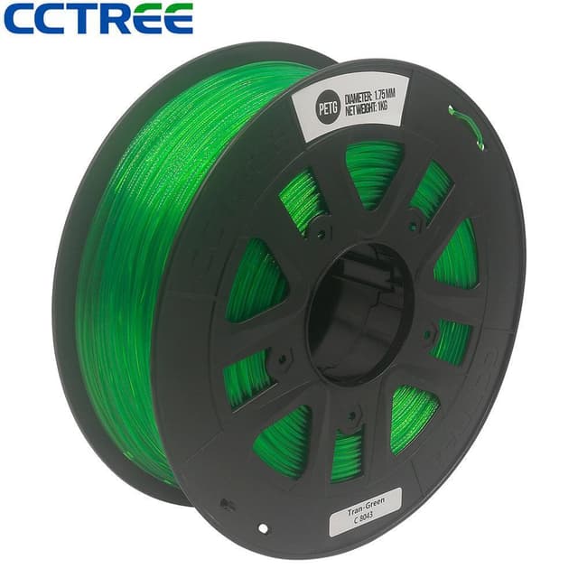 PETG 1.75 mm 1 kg Transparent Green