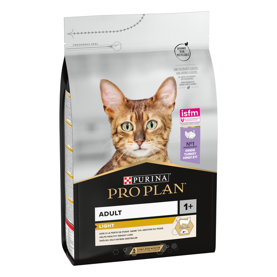 Croquettes chat adulte allégées à la dinde Super Premium - 3 kg