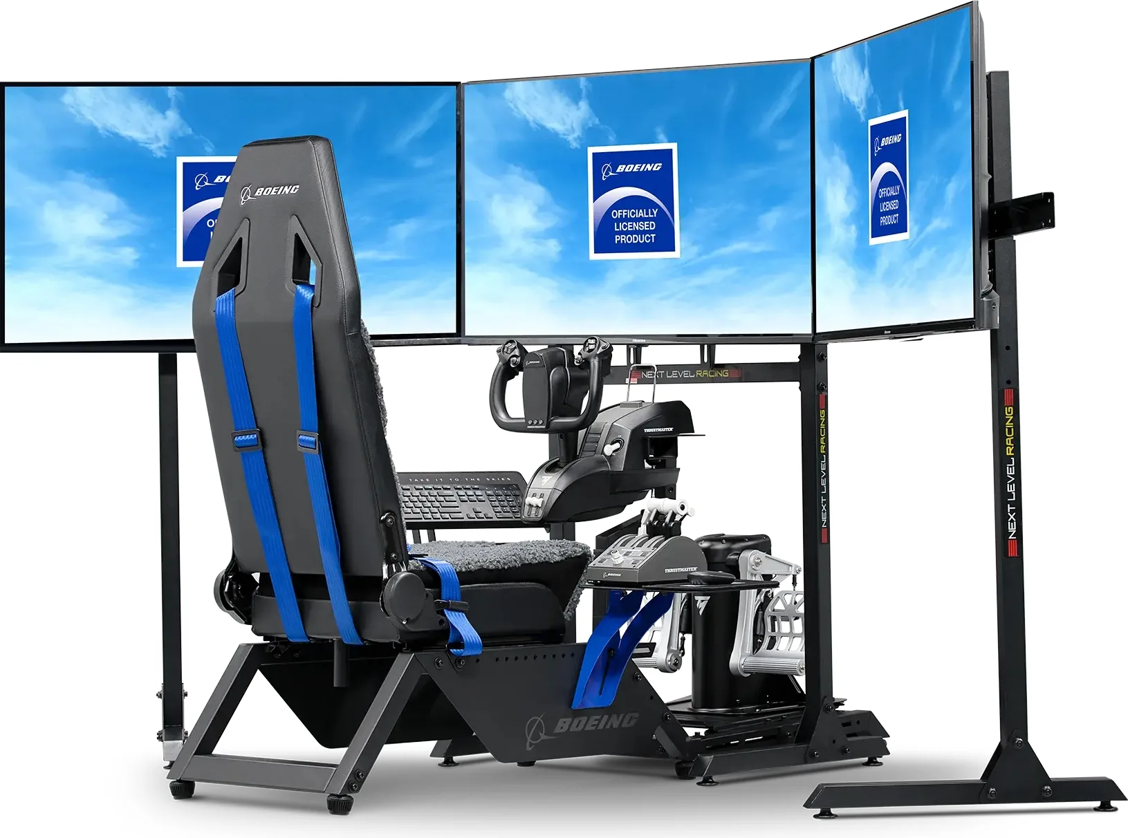 Next Level Racing Flight Simulator Boeing Commercial Edition Sièges simulation gaming