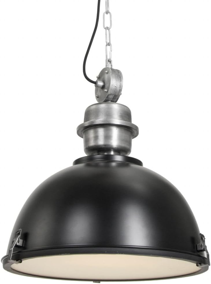 Steinhauer Bikkel Hängeleuchte Schwarz 42 cm breit