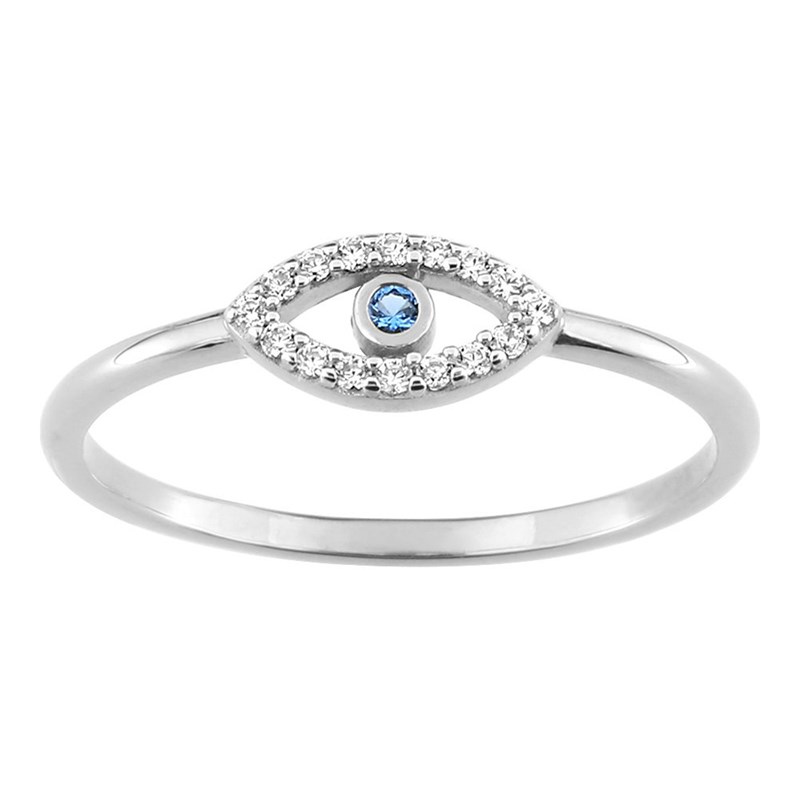 Bague femme - Oxyde de zirconium - Argent 925