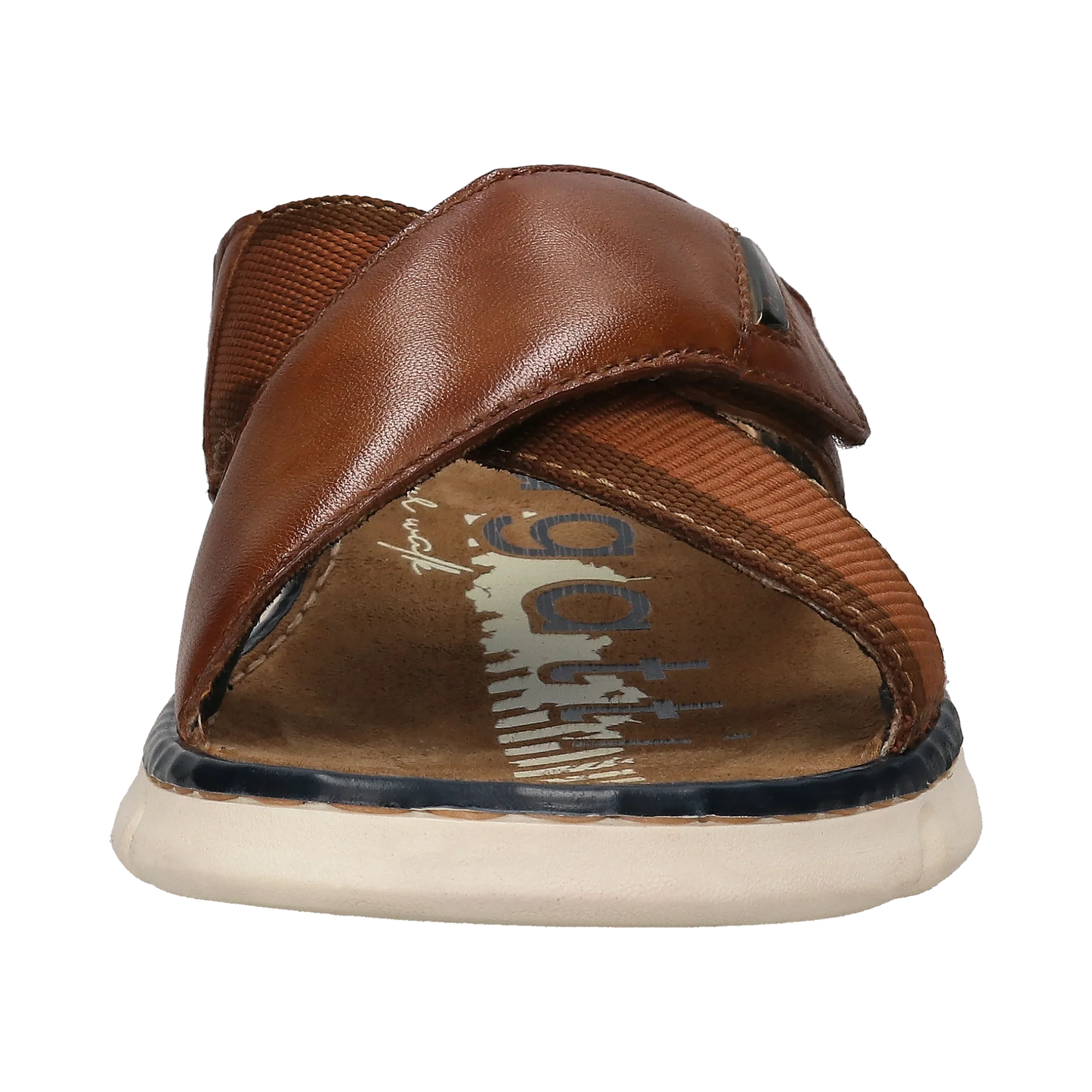 Pantoletten cognac
