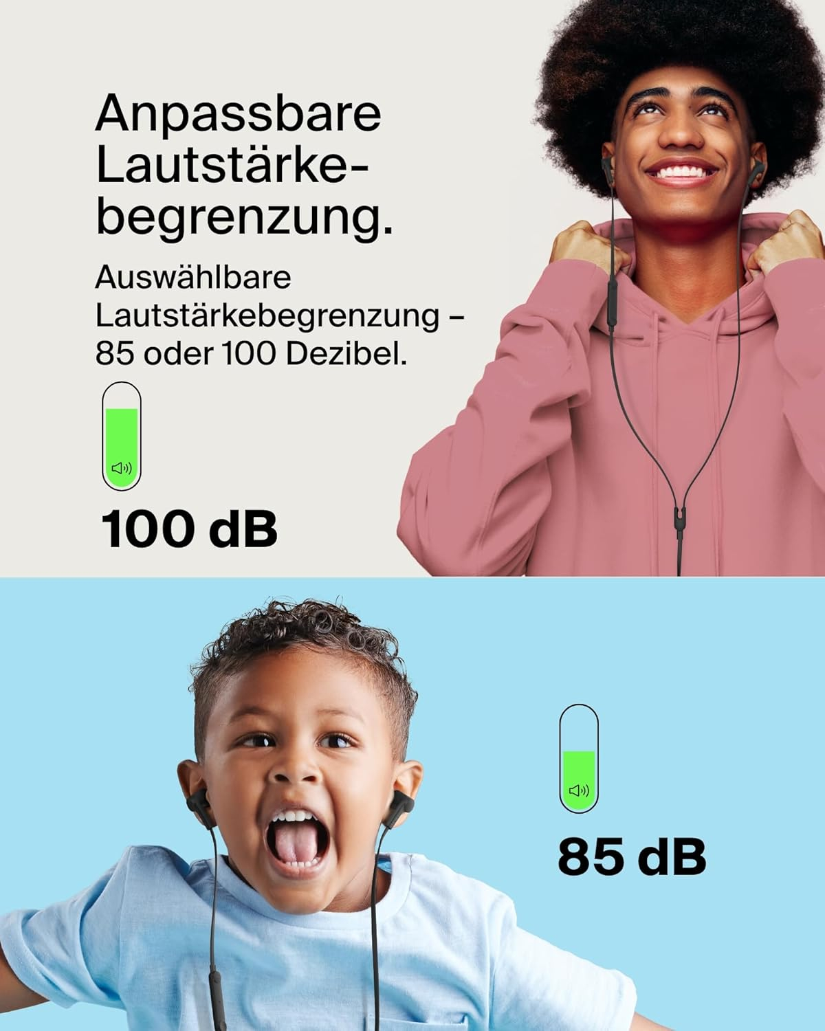Rockstar In-Ear NC Kopfhörer Headset mit USB-C Anschluss und Mikrofon (G3H0002HQBKV2) - Schwarz