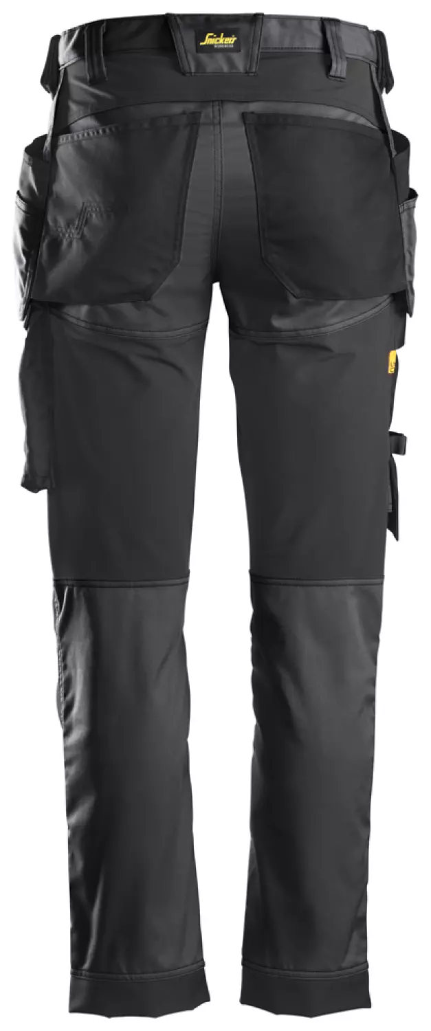 Snickers 6241 AllroundWork Stretch Werkbroek met Holsterzakken - Staal Grijs - Maat 050