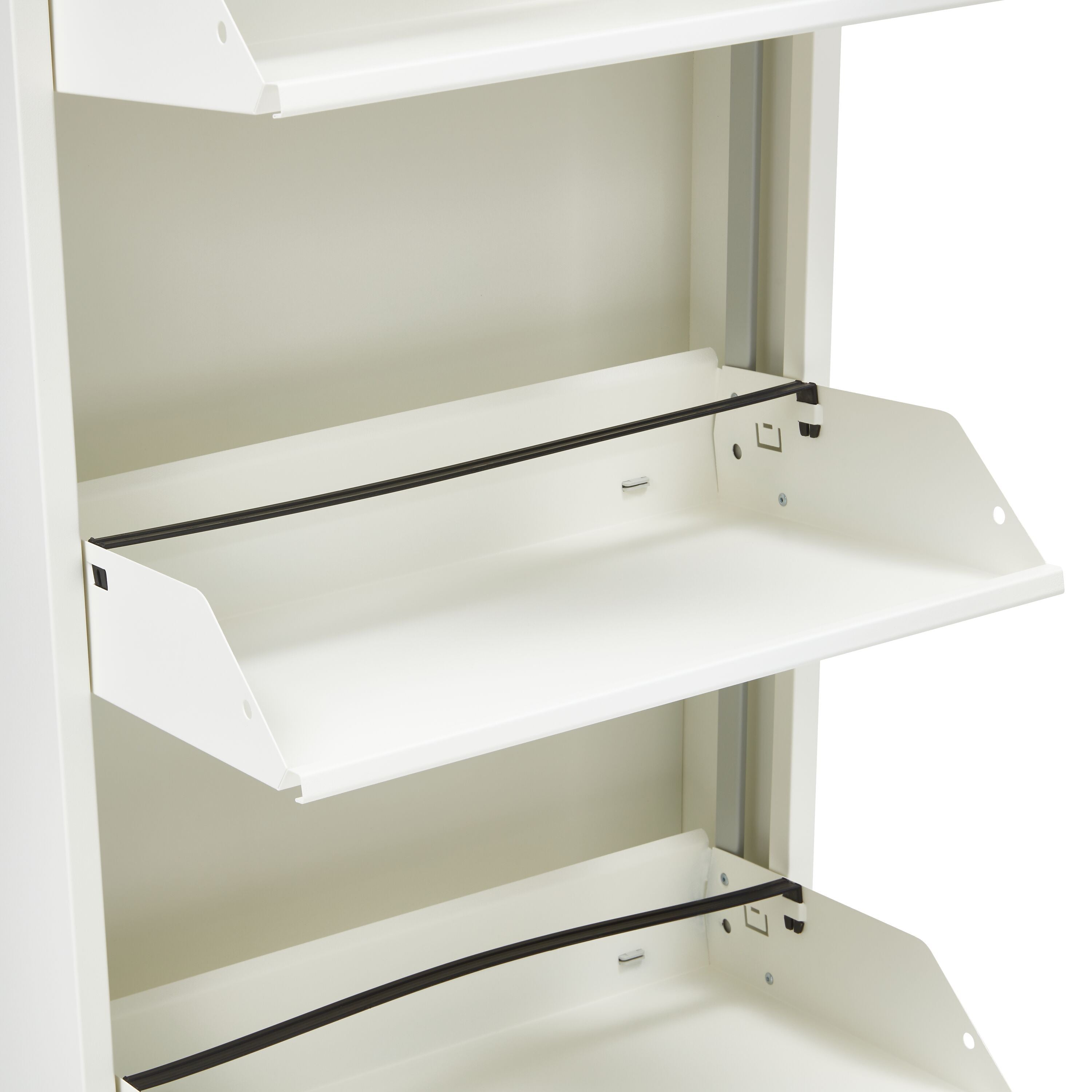 TOBEY Schuhkippe - Weiss / B: 50.0 cm x T: 15.0 cm x H: 170.0 cm
