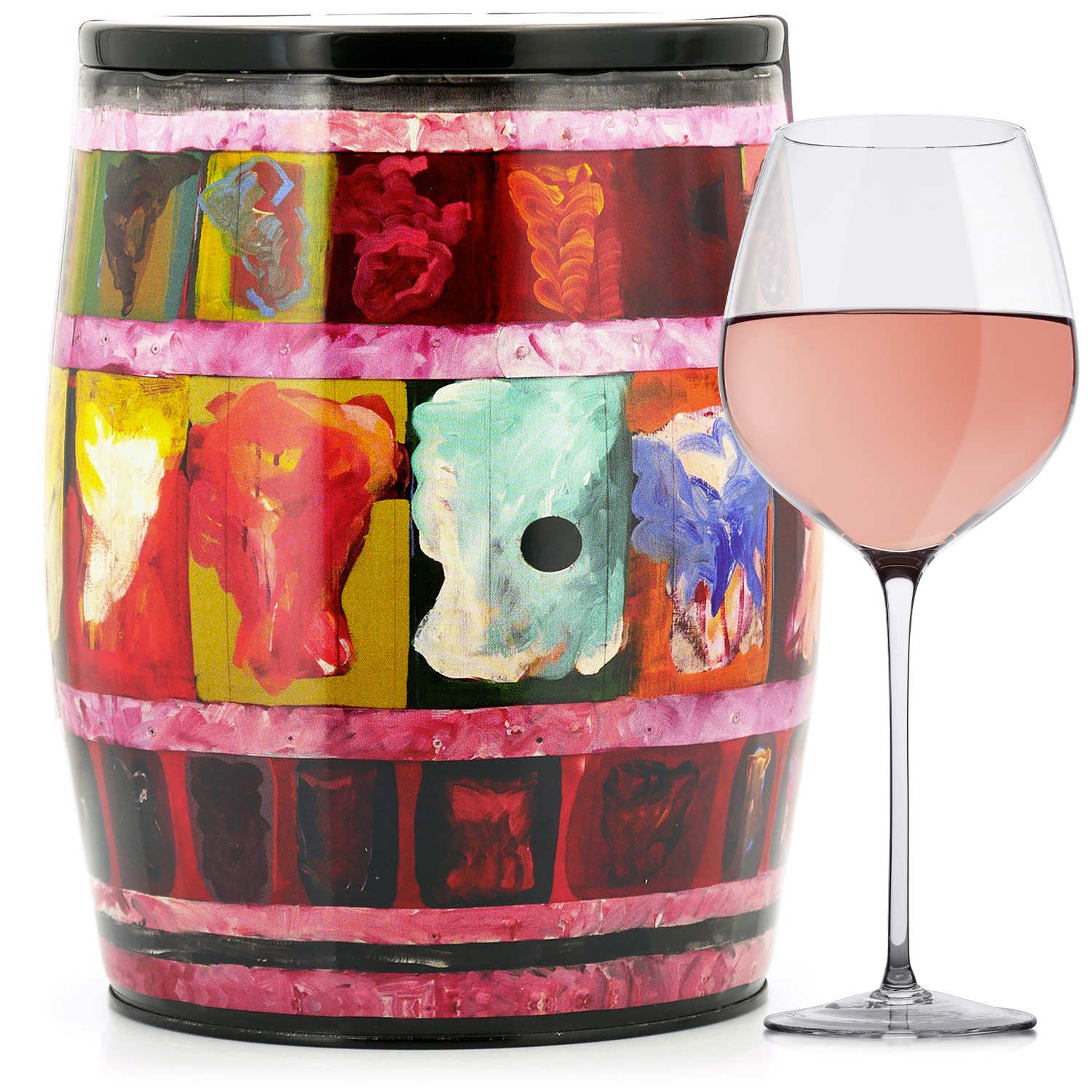 Bib'Art Formica vin rosé Le Benjamin de Puech Haut