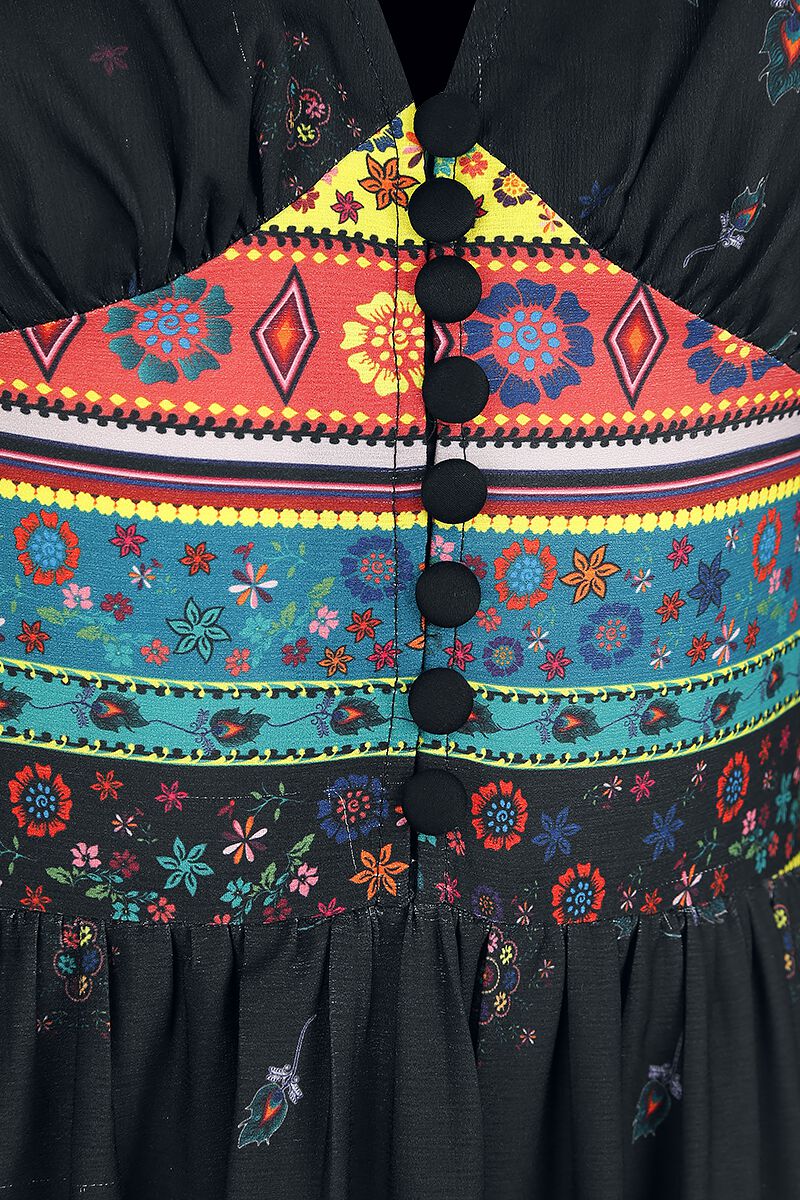 Robe Longue Megan Fiesta | Voodoo Vixen Robe longue