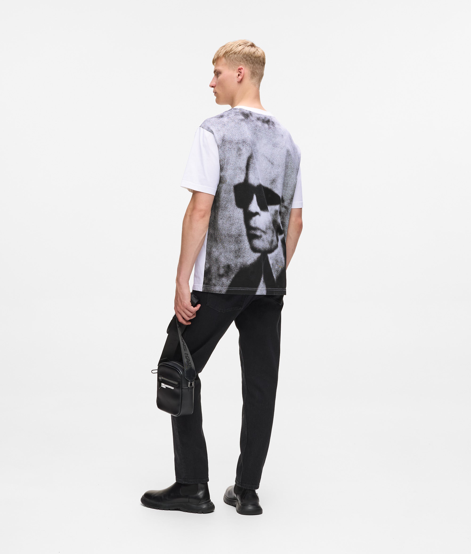 T-shirt met relaxte Karl-print