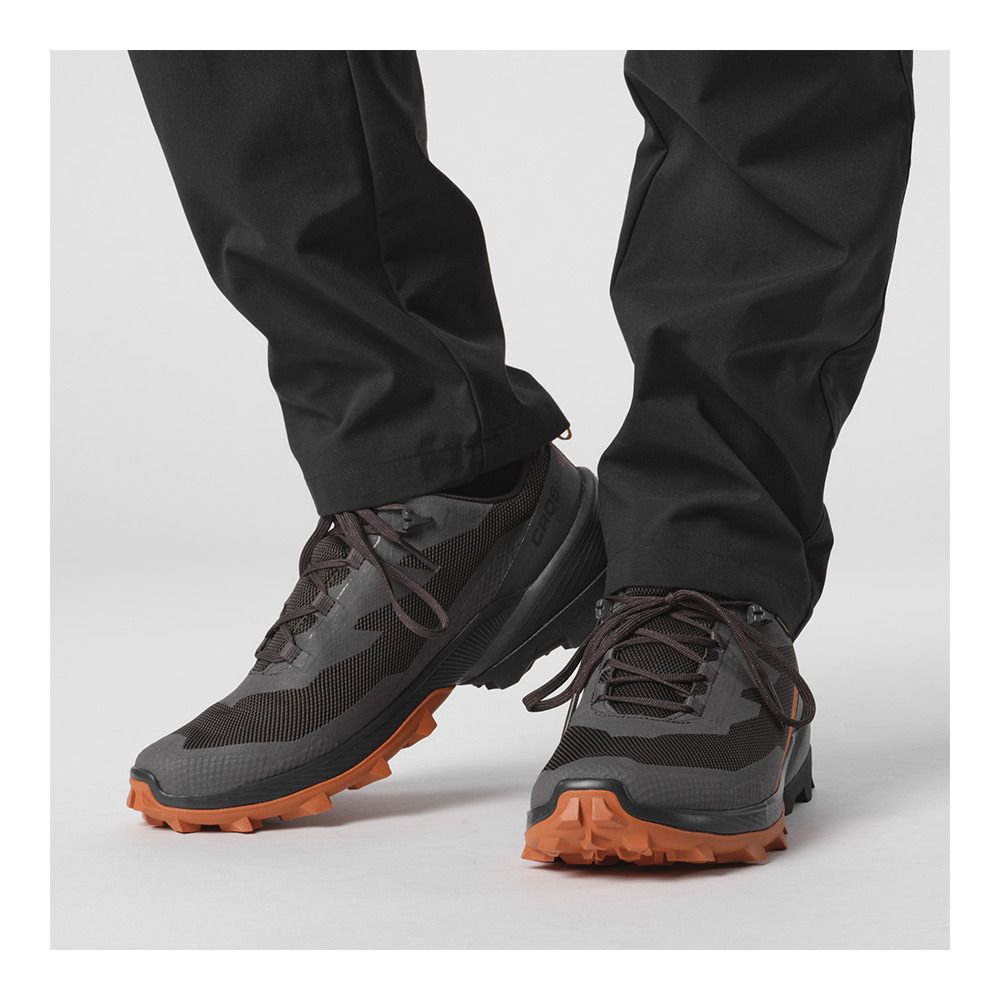 Salomon CROSS OVER 2 GTX - Chaussures randonné Homme magnet/phantom/spice route