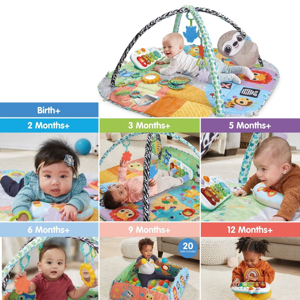 VTech 7-in-1 Grow with Baby Sensory Gym