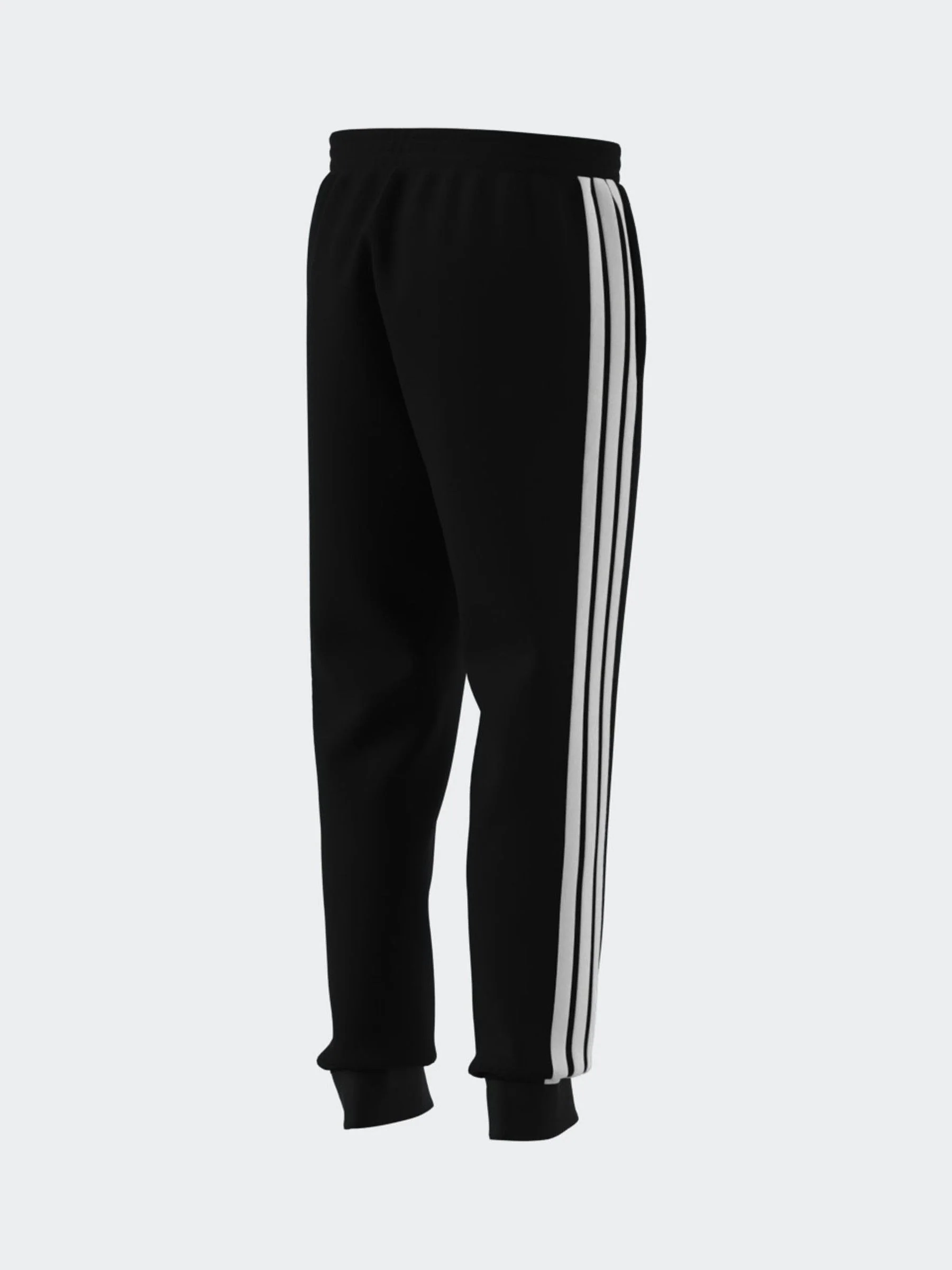 Zwart - adidas Essentials fleece joggingbroek met 3 strepen