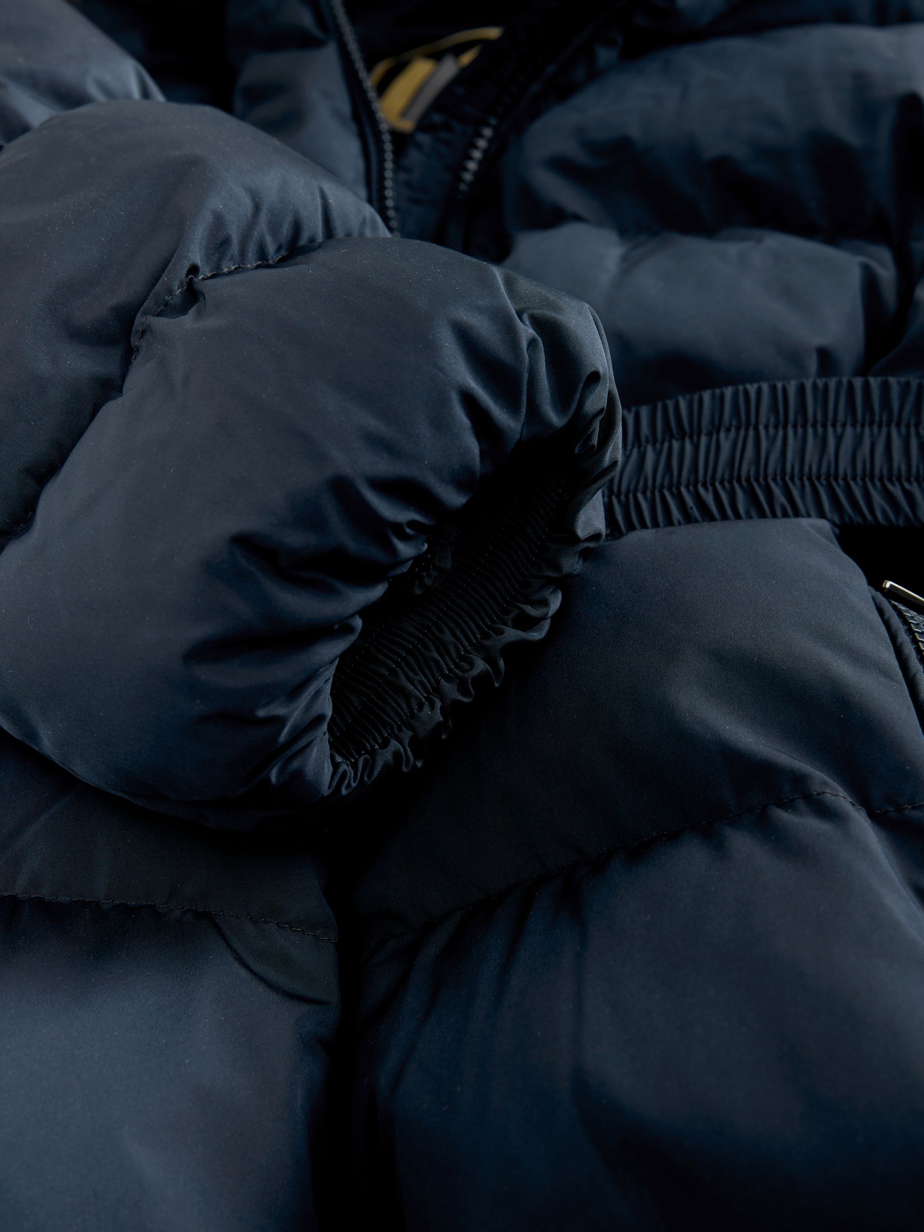 Marineblauw - Superdry Belted Puffer Coat