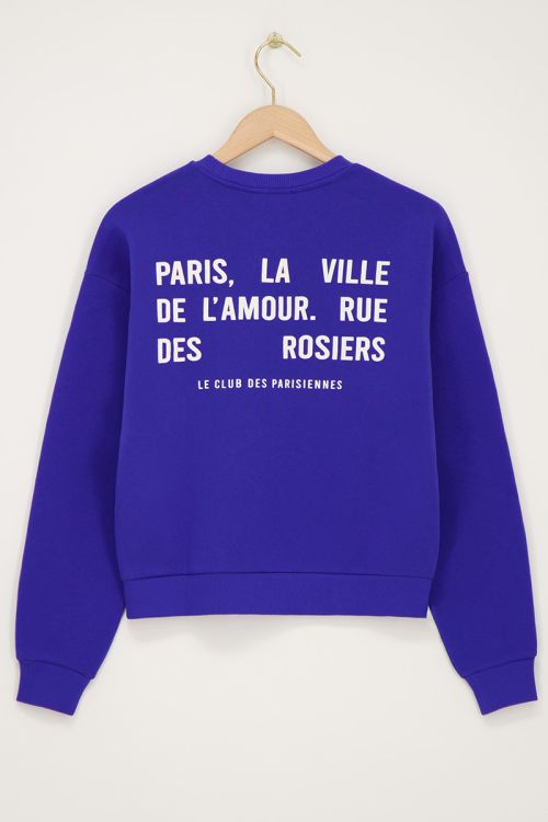 Blauwe sweater 