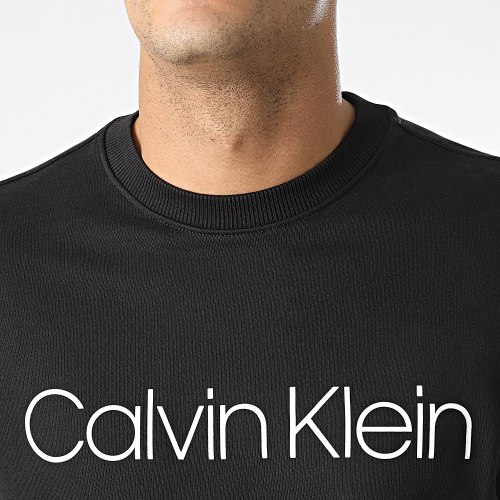 Sweat Crewneck Cotton Logo 4059 Noir