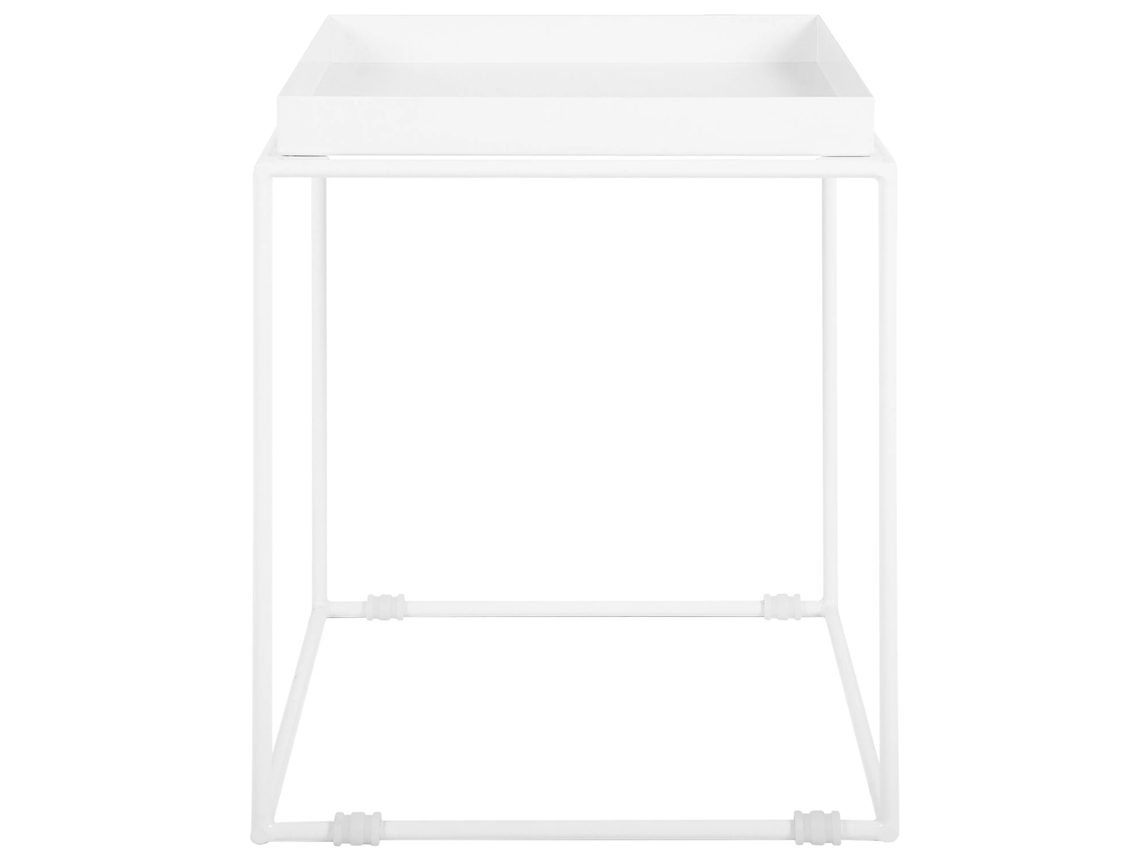 Bijzettafel SAXON Metaal Wit