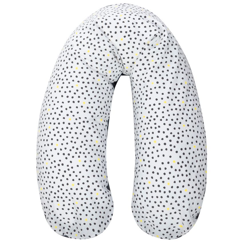 Housse coussin d'allaitement 160cm en popeline Modern Pop - Ecru