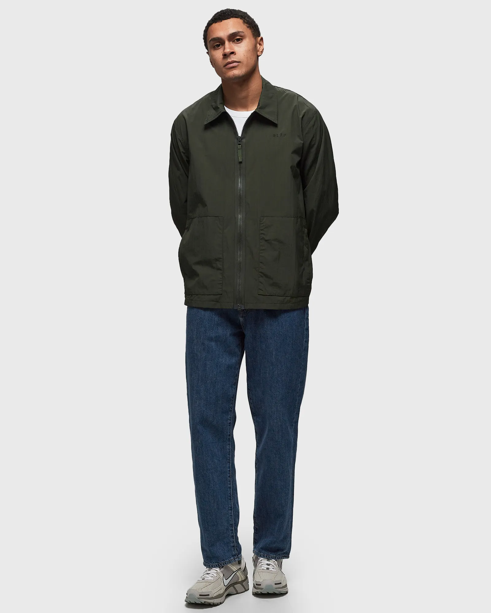 ØLÅF CRINKLE NYLON JACKET