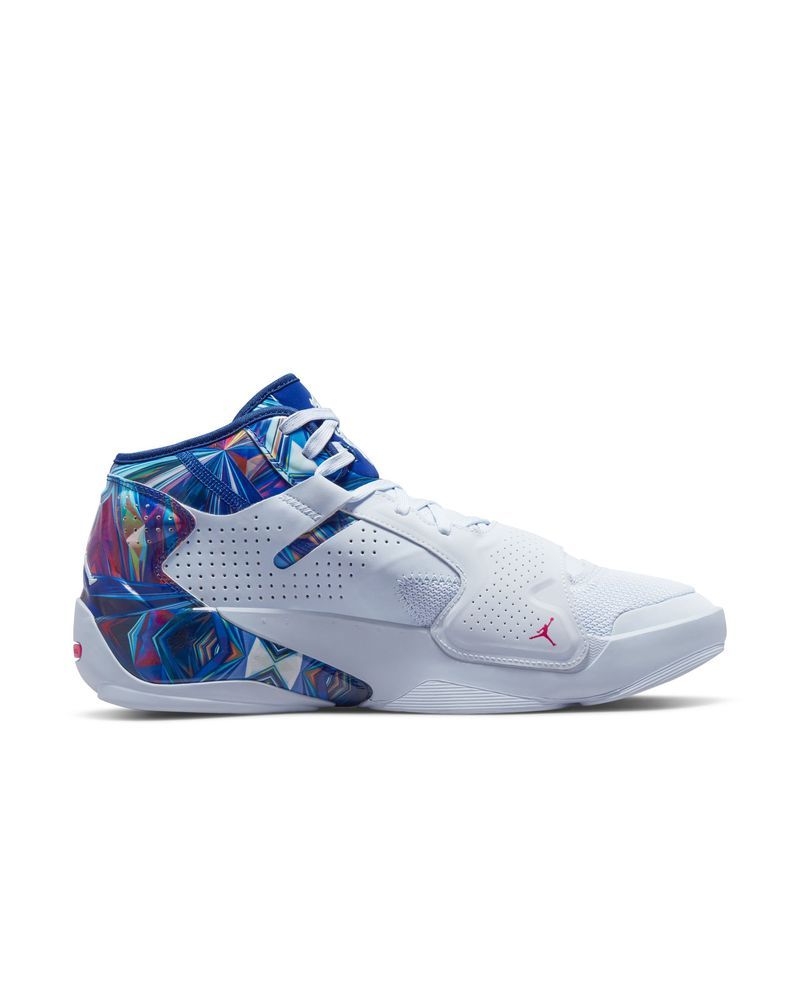 Chaussures de basket Nike Jordan Zion 2 Blanc & Bleu pour homme