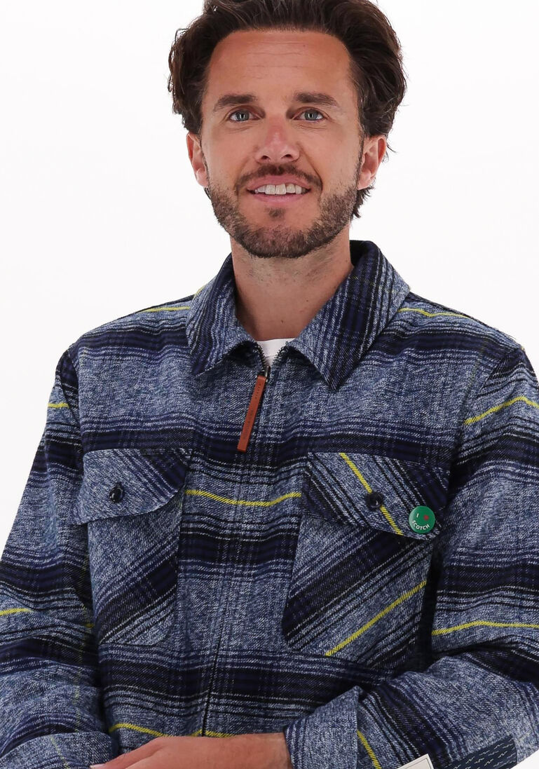 SCOTCH & SODA multi scotch & soda overshirt checked shirt jacket
