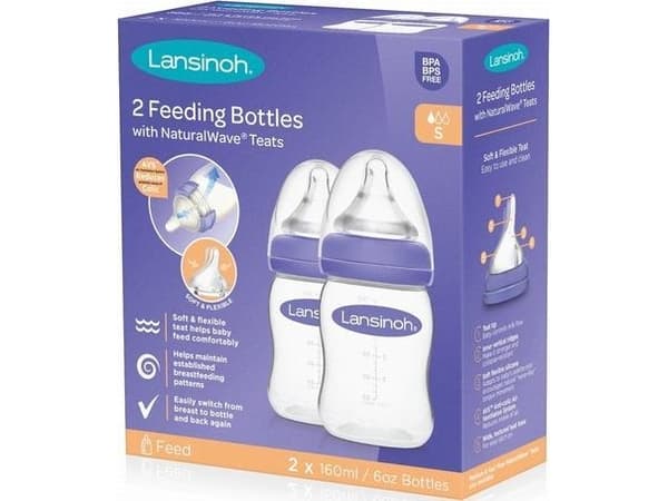 Lansinoh 75830 FLASKE 160ML X 2 + SM.NW LANSINOH