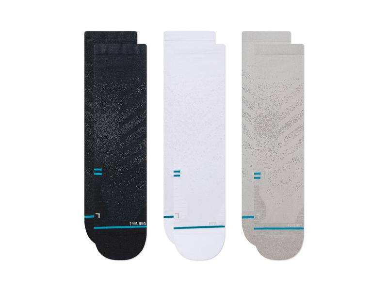 STANCE Socken Run LT Crew Multi 3er-Pack Socken in Grösse 35 - 37