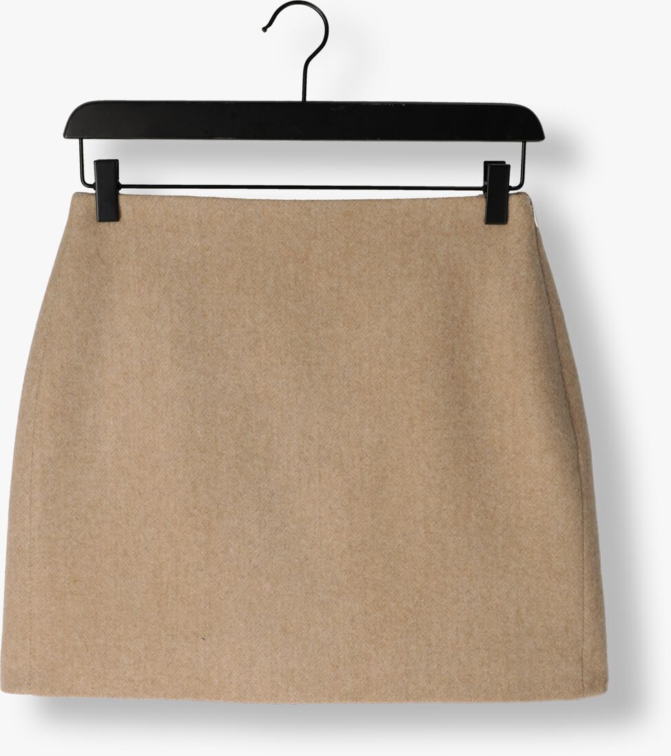 VANILIA beige vanilia minirok wool blend mini