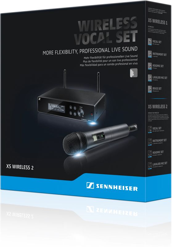 Sennheiser - XS Wireless 2 - Draadloos Systeem - Zwart - Inclusief Microfoon
