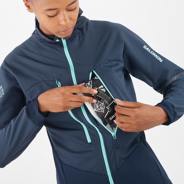 Veste softshell SALOMON MTN SOFT SHELL JACKET W CARBON