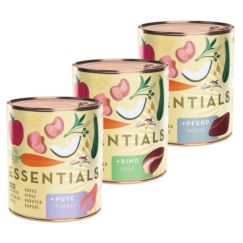 Lot Terra Canis Essential 8+ 12 x 780 g