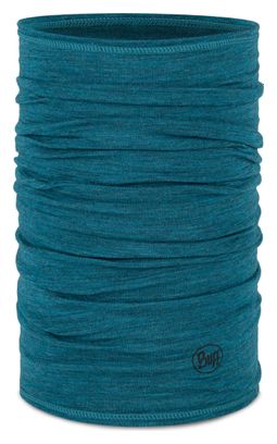 Tour De Cou Buff Merino Lightweight Teal Bleu