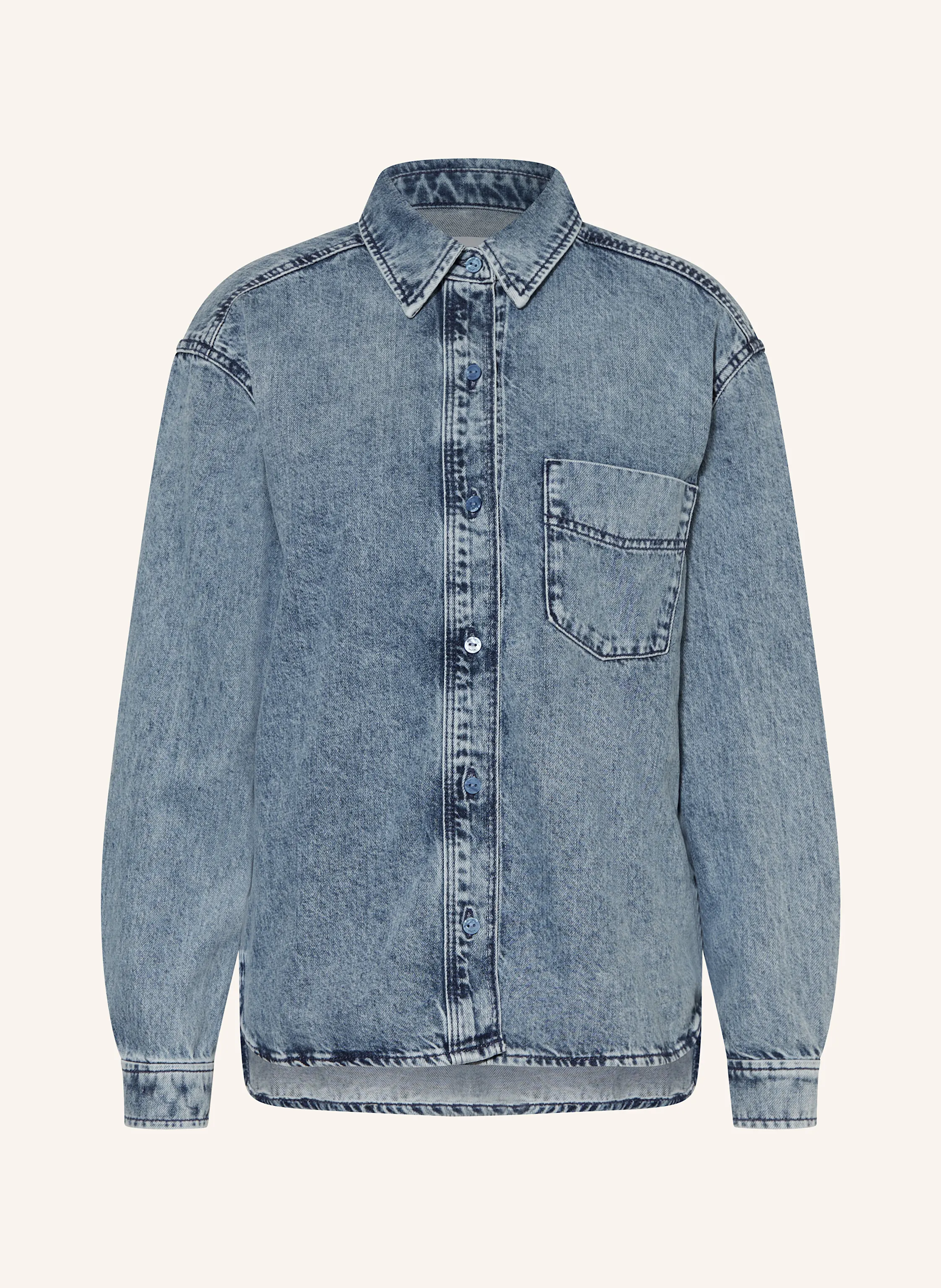 Marc O'Polo DENIM Hemdbluse in Jeansoptik