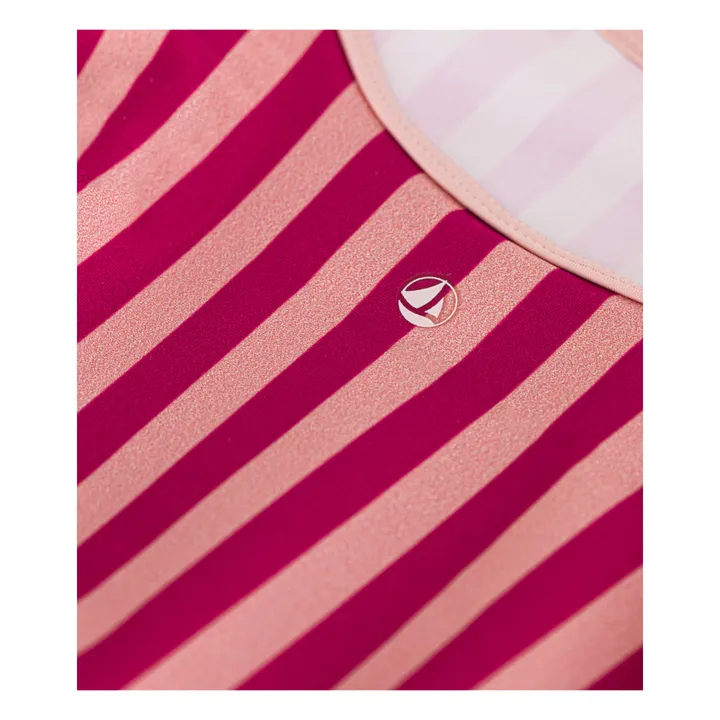 Petit Bateau Maillot 1 Pièce Mascotte Rayé | Rouge
