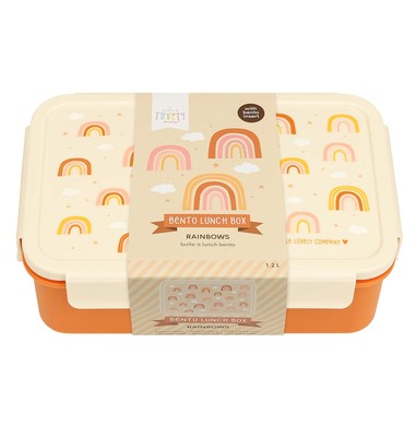 A Little Lovely Company Bento Matboks, Regnbue