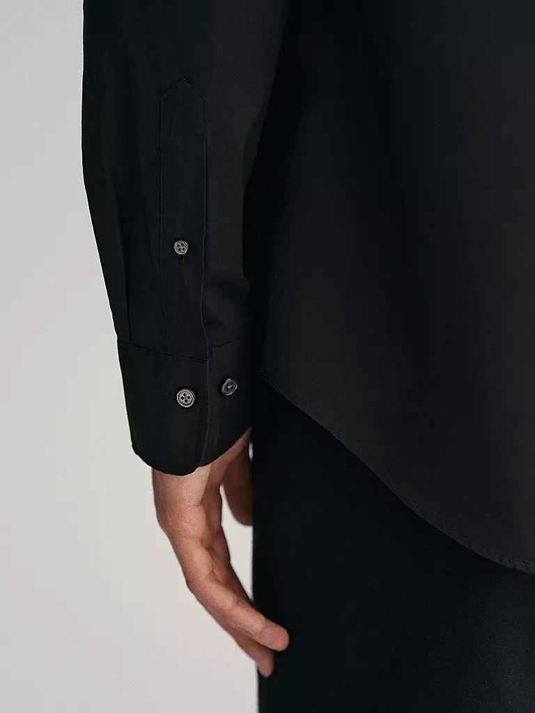 GANT Hemd Regular Fit  schwarz