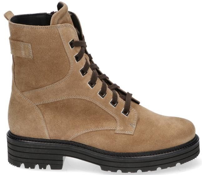 Durea - 9758 - Enkellaarzen - Beige - Leer