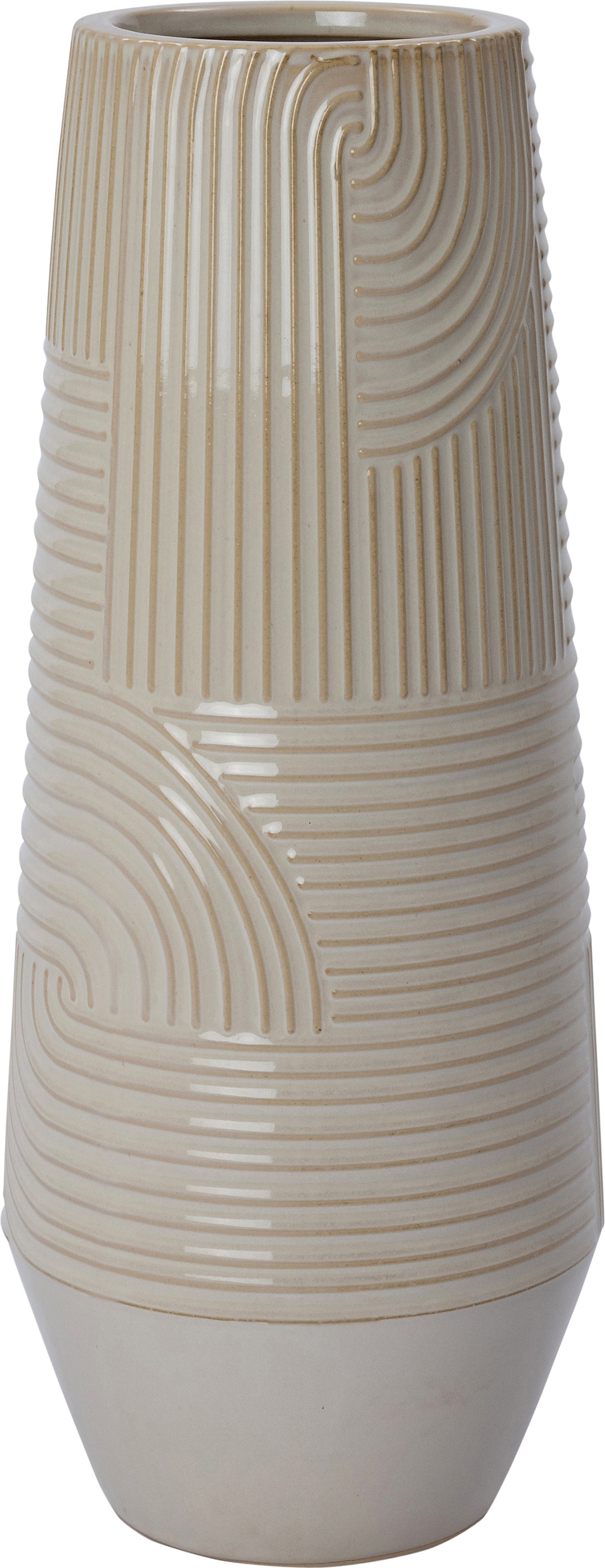 Intratuin vaas Bellis crème D 15 H 35 cm