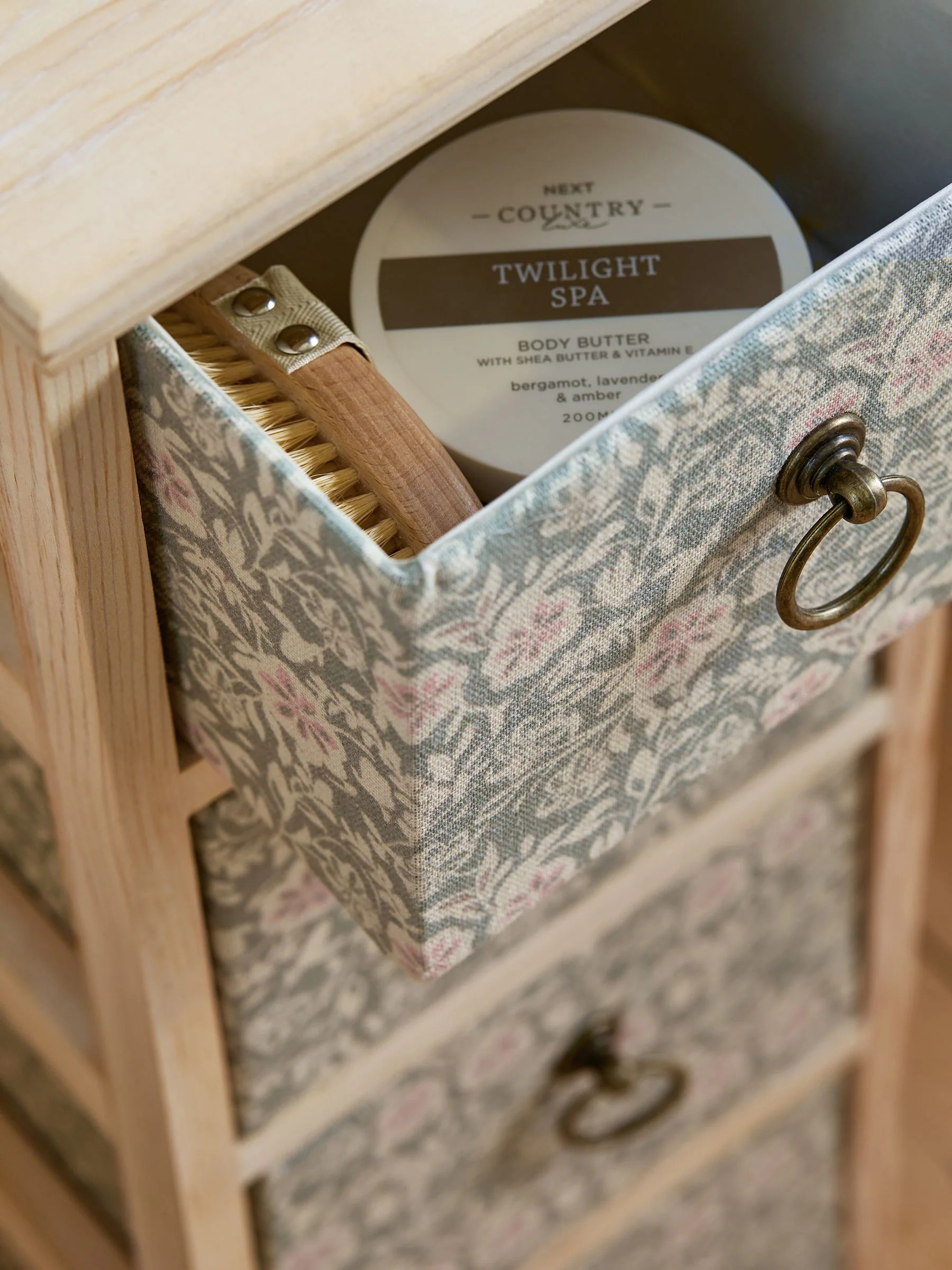Floral Print Storage Drawers