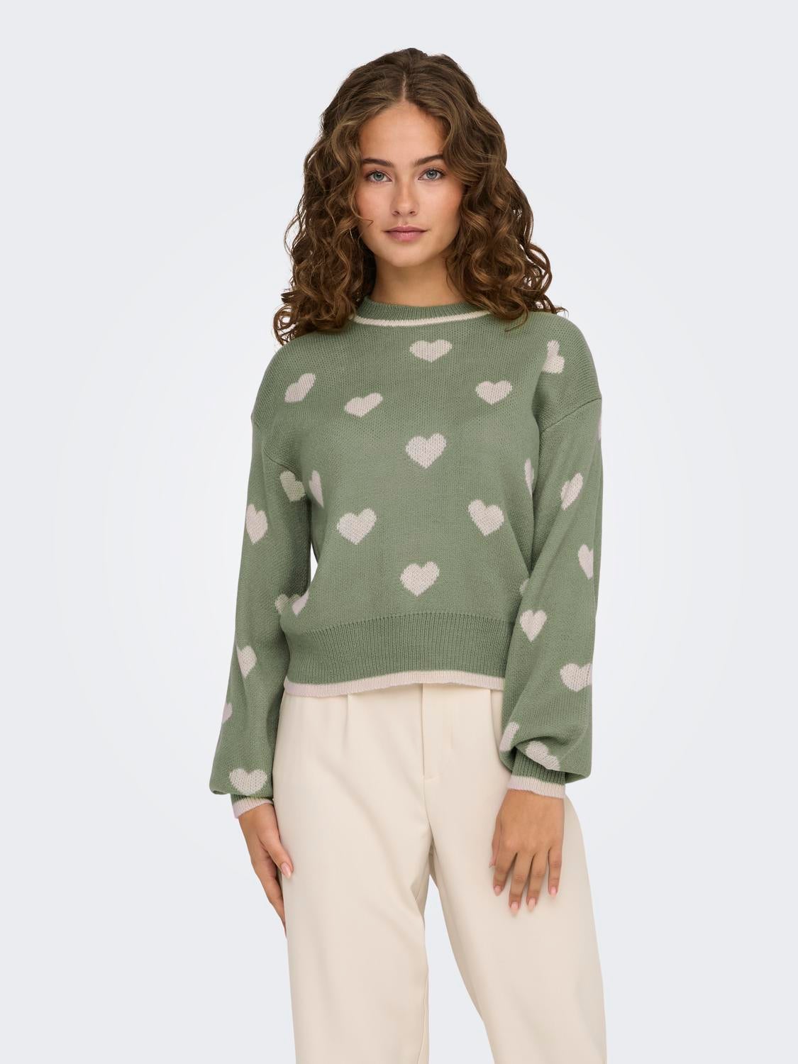 JDYROMANCE Strickpullover Sea Spray