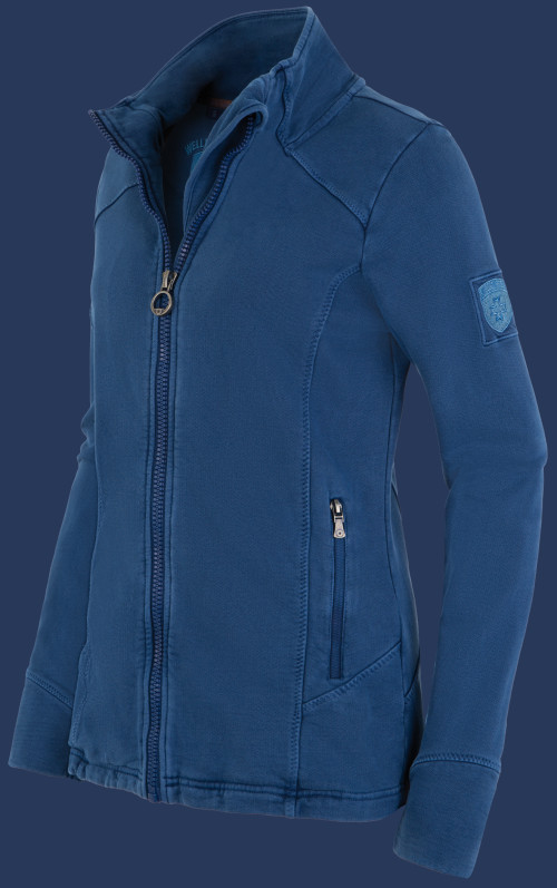 Yacht Jacket Lady French Terry 400, Darknavy