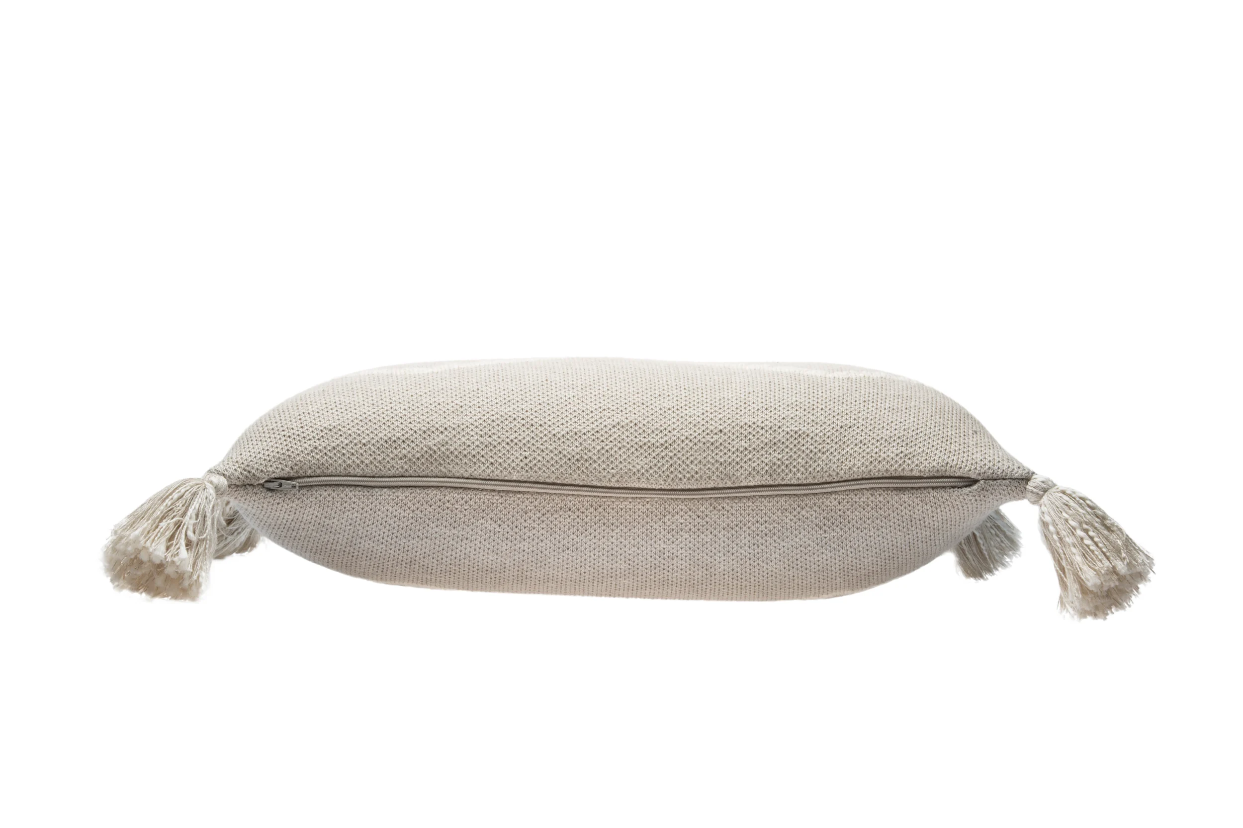 OASIS - Coussin en tricot en coton | Beige
