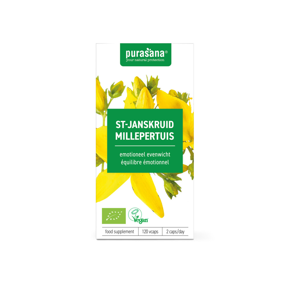 Purasana Sint-Janskruid Bio 120 Capsules