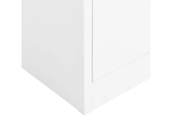 Armoire à casiers Blanc 90x40x180 cm Acier
