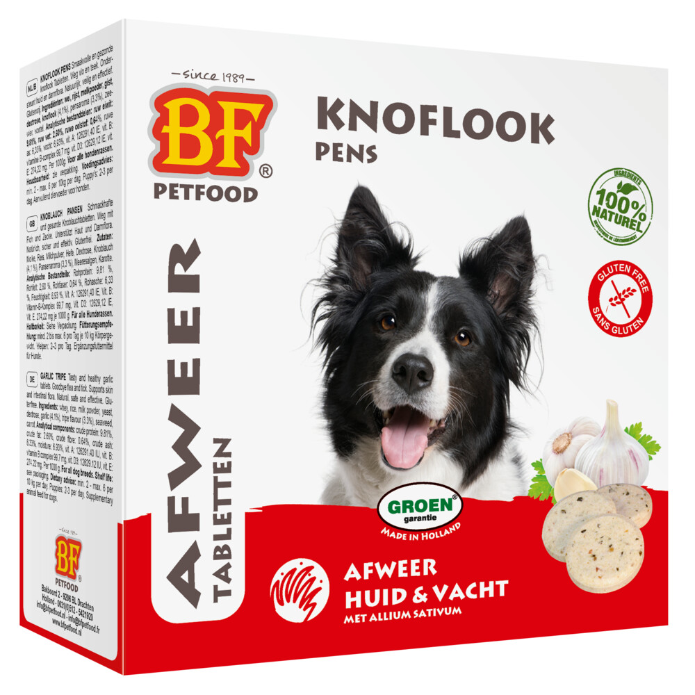 BF Petfood Hondensnoepjes Anti-vlo Knoflook-Pens55 stuks