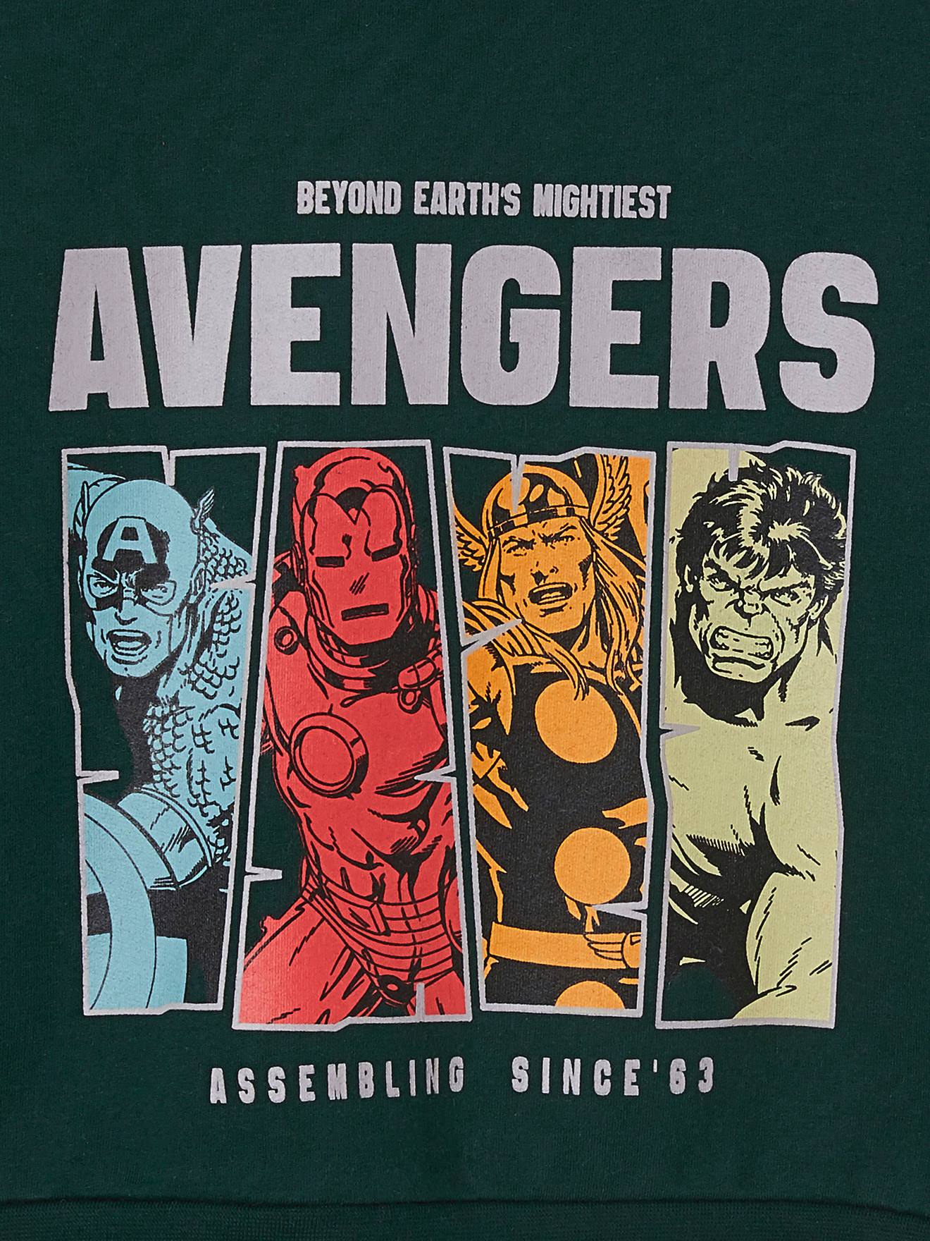 Moletom com capuz Marvel® Avengers para meninos, verde pinho