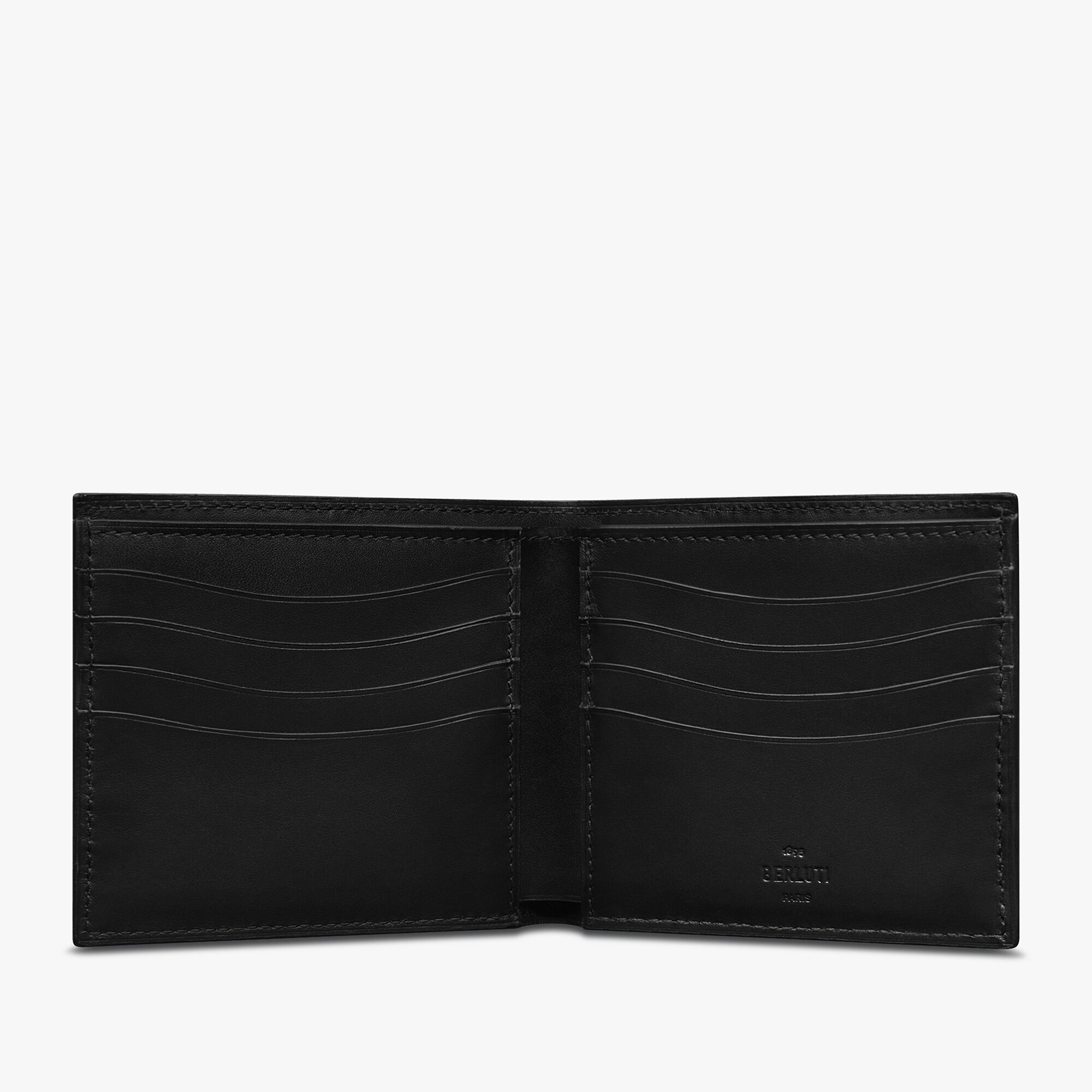 Portefeuille Makore En Cuir Scritto