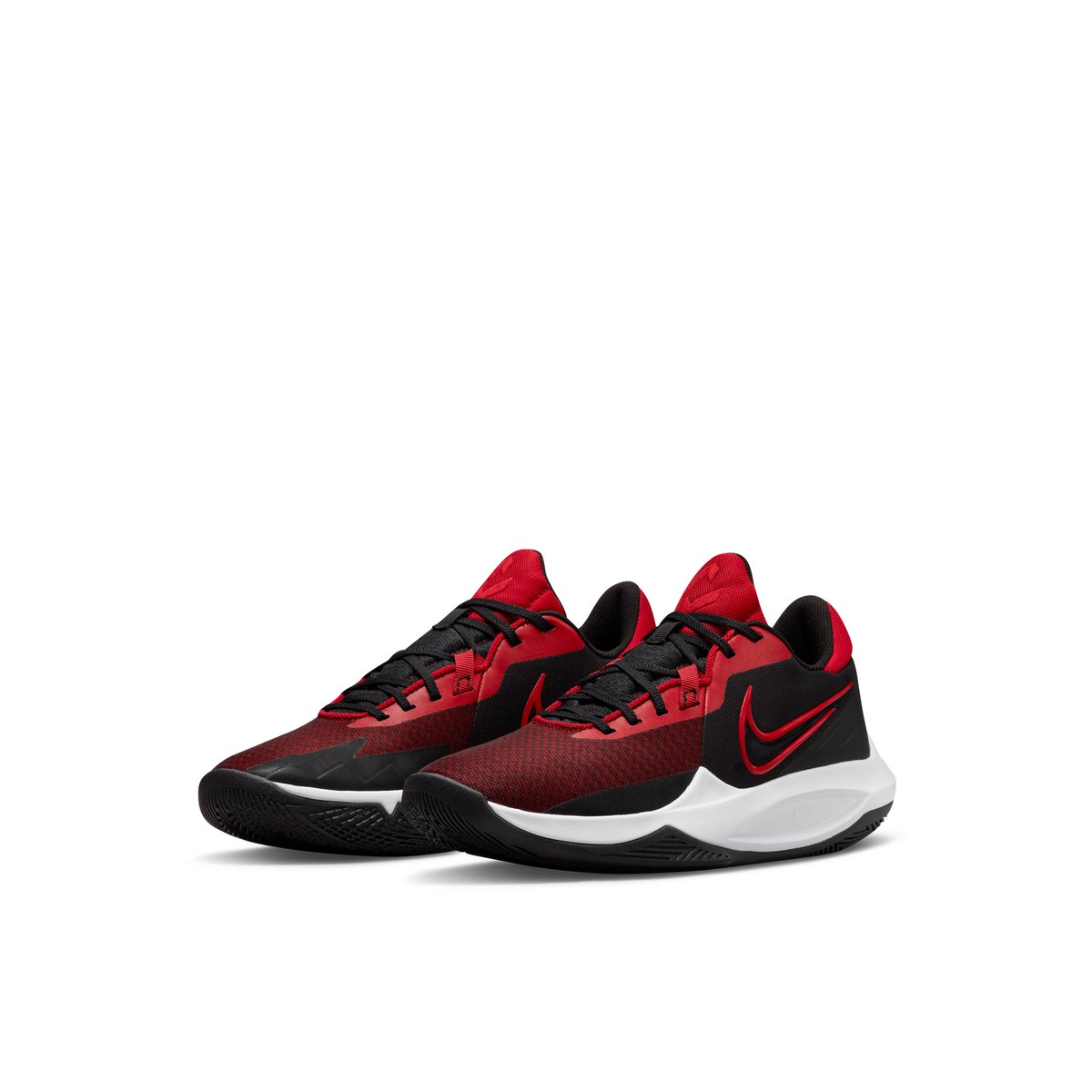 NIKE-Prcision_6-m-Basket de basketball - Talon plat - Rouge