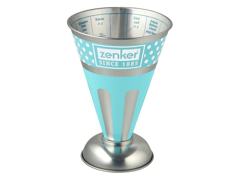 Zenker Messbecher 2.475 dl, Hellblau/Silber Massbecher