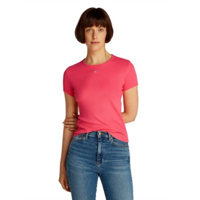 Tee-shirt à manches courtes femme Slim Essential TOMMY HILFIGER